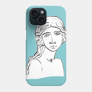 The little mermaid statue Phone Case