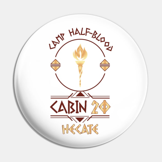 Cabin #20 in Camp Half Blood, Child of Hecate – Percy Jackson inspired design Pin by NxtArt