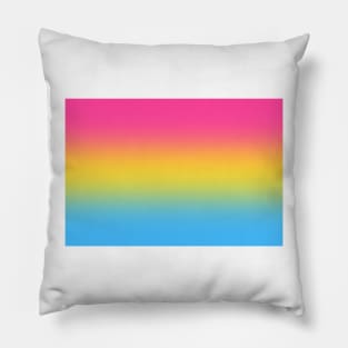 Pansexual Pride Flag Gradient Pillow