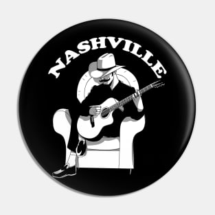 Nashville Tennessee Country Music City Cowboy Pin