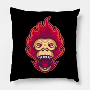 Fire Monkey Mascot Pillow