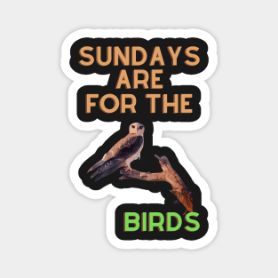 Sundays are for the birds Magnet