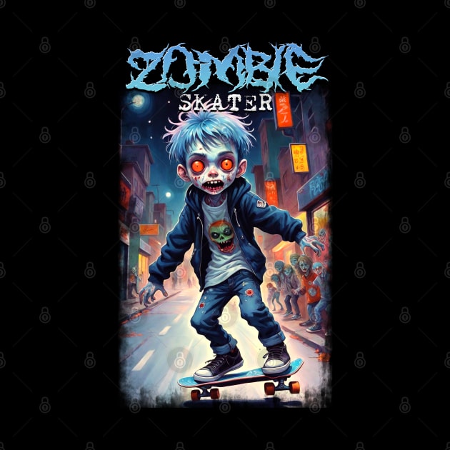 Zombie Skater 01 by KawaiiDread