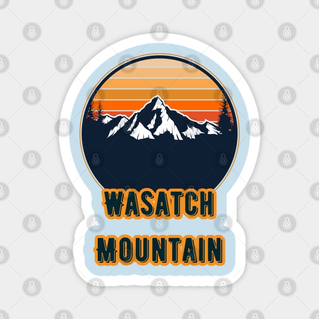 Wasatch Mountain Magnet by Canada Cities