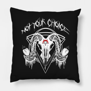 Pro-Choice Metal Tee Pillow