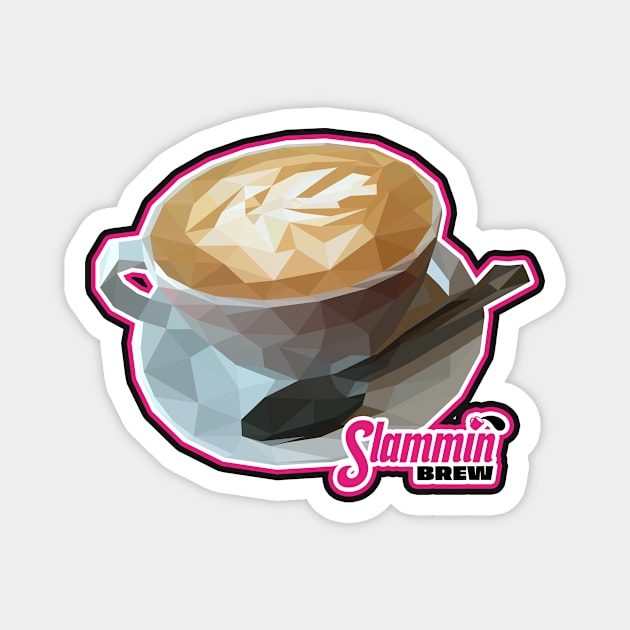 Slammin Abstract Magnet by Slammin Brew