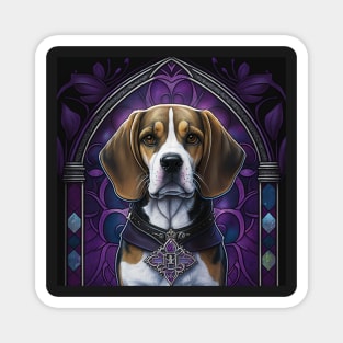 Gothic Elegance Beagle Magnet