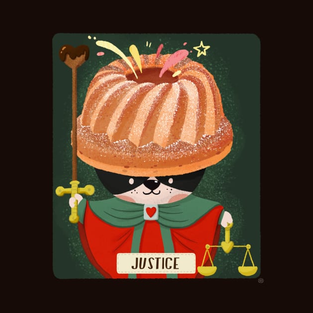 Dessert Tarot card-Justice by BBvineart