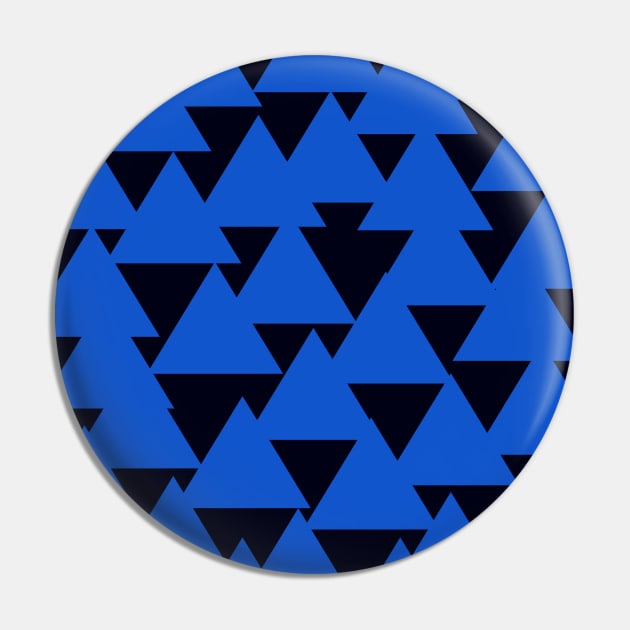 Cornflower Intertwined Triangles Pattern Pin by Random Beauty