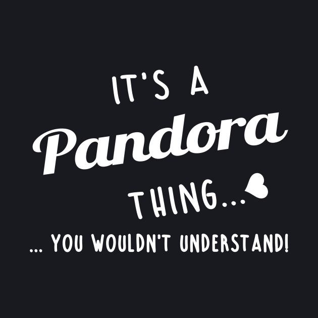 Its A Pandora Thing You Couldnt Understand by SabraAstanova