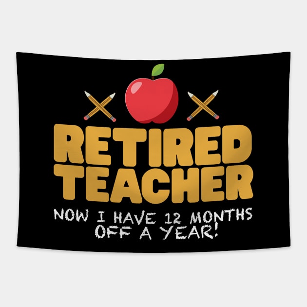 Retired Teacher Tapestry by thingsandthings