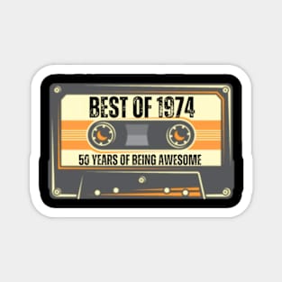 Best Of 1974 Shirt, Vintage 1974, 50th Birthday Magnet