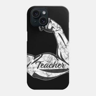 Teacher Strong Muscle Power School Gift Idea Phone Case
