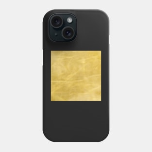 Yellow leather background Phone Case