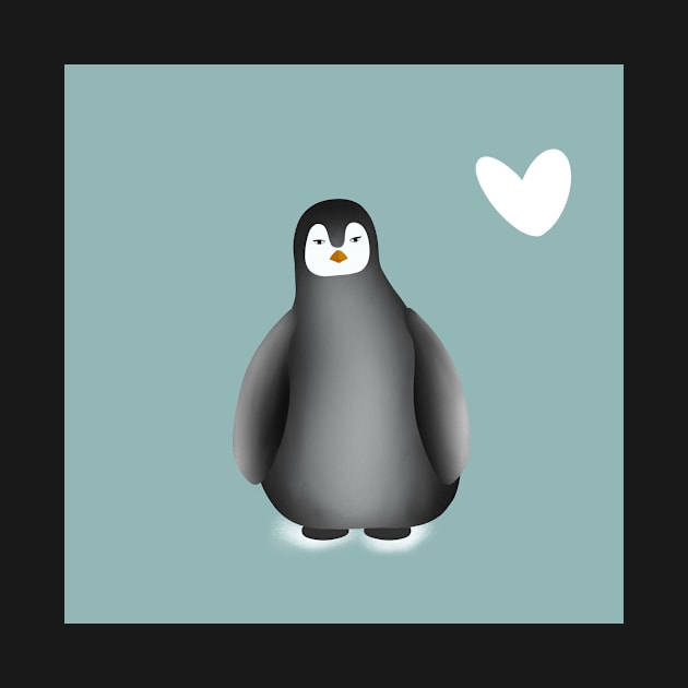 Super cute sweet penguin by Elisafolisa