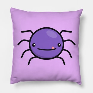 Kawaii Purple Spider Pillow