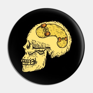 Skate Brain Pin