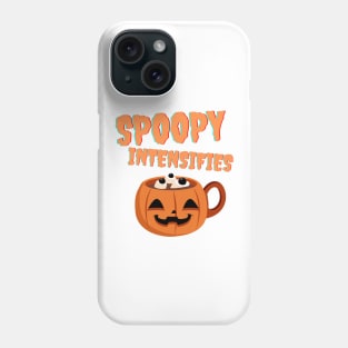 Halloween Pumpkin Mug Spoopy Intensifies Funny Cute Gift Phone Case