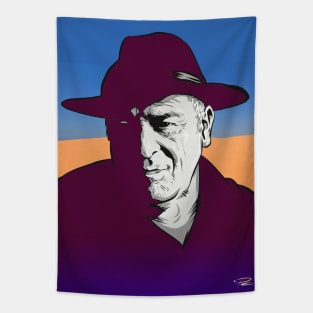 Bernardo Bertolucci - An illustration by Paul Cemmick Tapestry