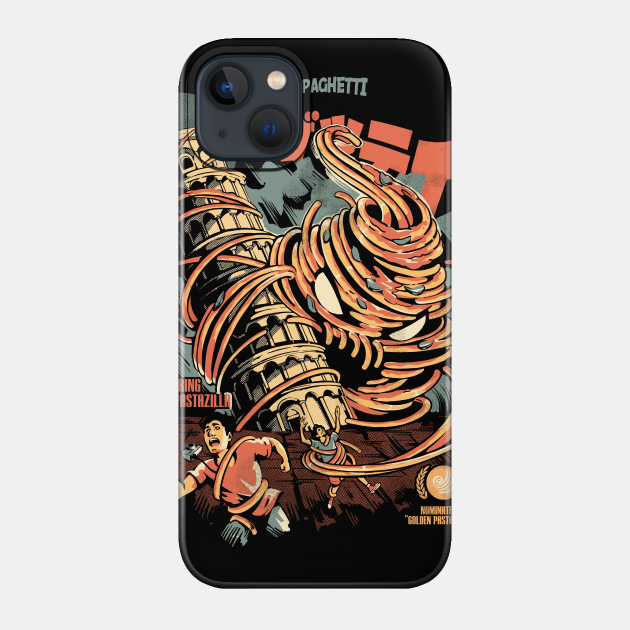 The Kaiju Spaghetti - Black Version - Kaiju - Phone Case