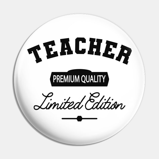 Teacher - Premium Quality Limited Edition Pin by KC Happy Shop