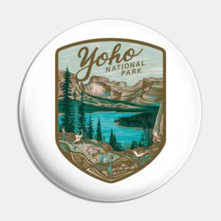 Yoho National Park Blue Emerald Lake Pin