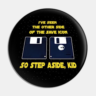 Floppy Disk Joke Pin