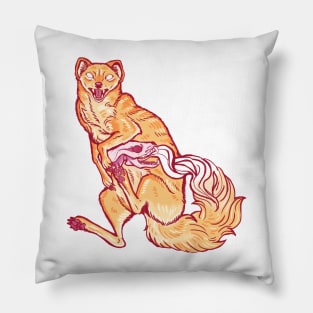 Gef the Extra Clever Mongoose Pillow