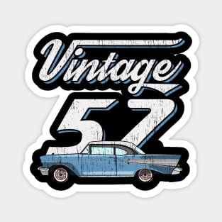 Vintage 57 Classic Car Magnet