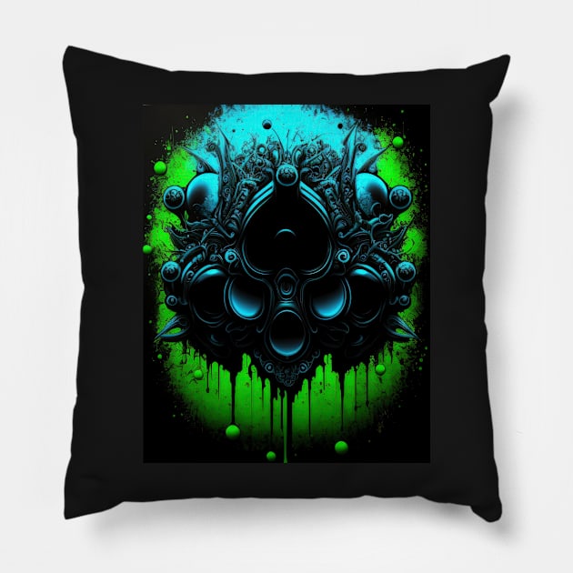 Alien's Tribal Mark Pillow by JoeBurgett