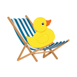 Beachside Quack: Relax and Unwind T-Shirt