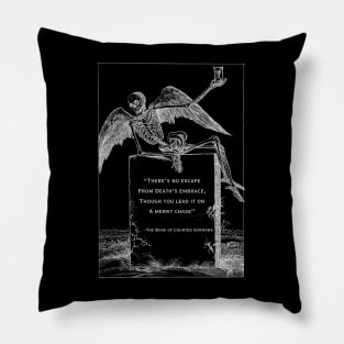 Death's Embrace Pillow