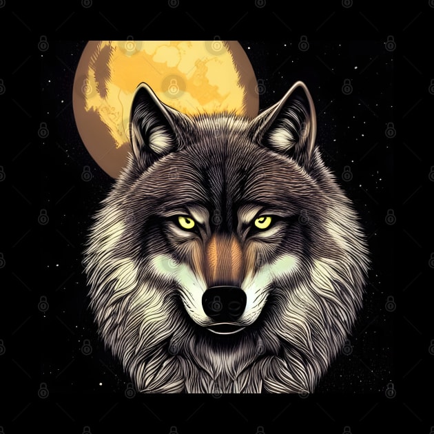 Moon Wolf by Chance Two Designs