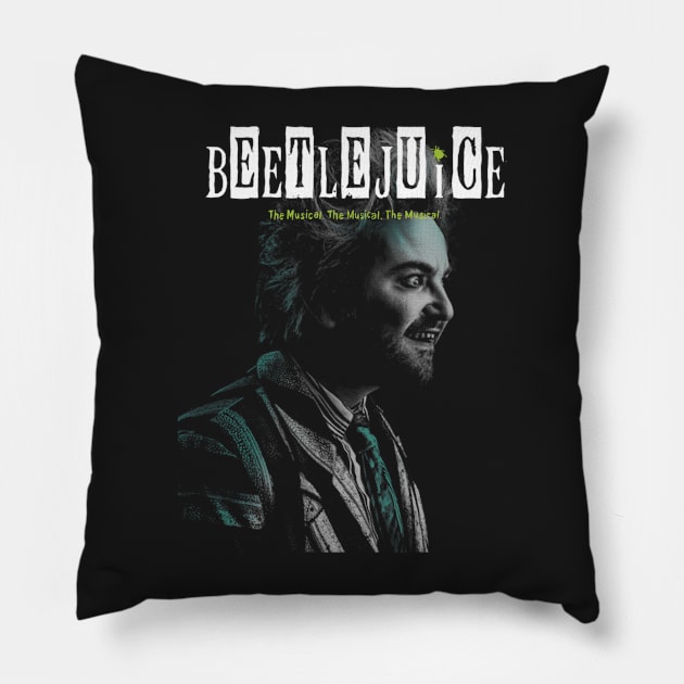 Beetlejuice Pillow by fmidgleystrand