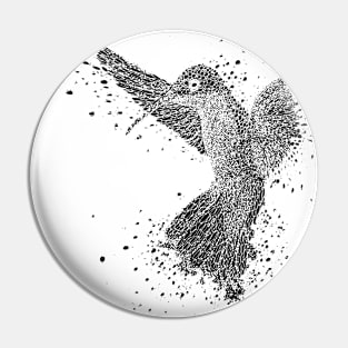 Hummingbird graphic Pin