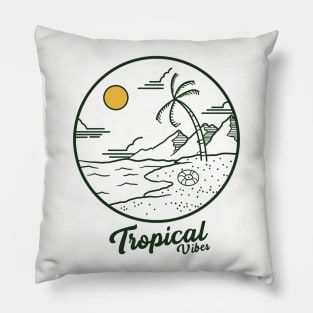 tropical vibes Pillow