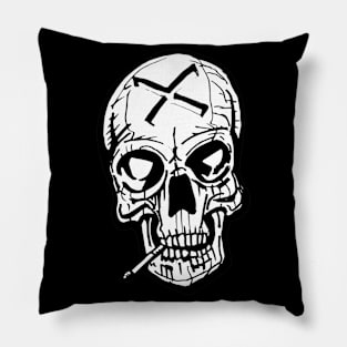 X Skull Pillow