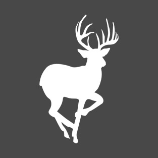 White Deer Buck T-Shirt