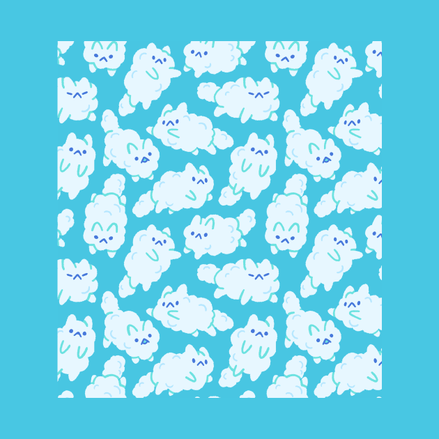 Cloud Cat Pattern by knitetgantt