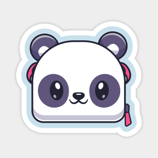 Cute Panda Bag Cartoon Magnet