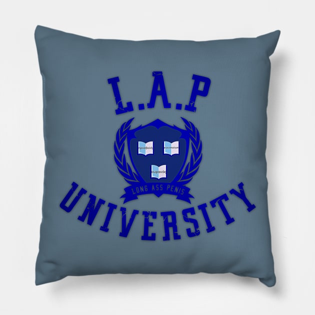 LAP university Pillow by Thisepisodeisabout