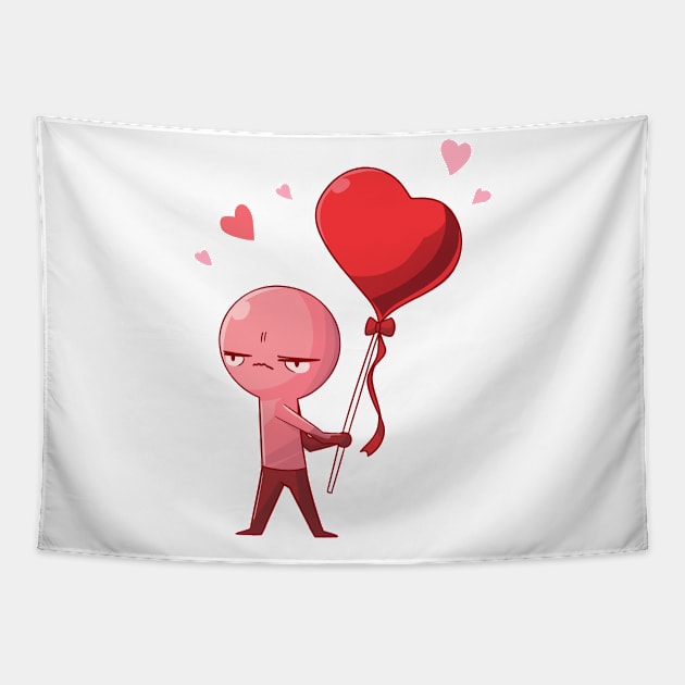 Funny Anti Valentines Tapestry by Retroprints