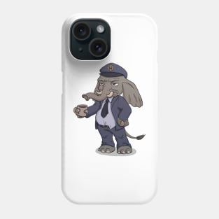 Disgruntled Elephant Bus Driver Phone Case