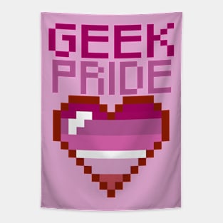 Geek Pride - Lesbian Pride Tapestry