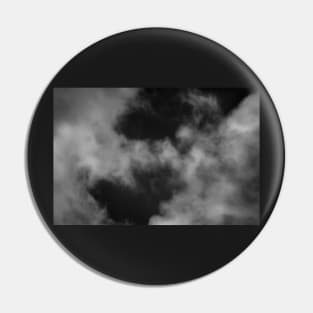 Clouds 12 In Black and White Pin