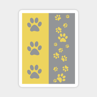 PAWPRINT STRIPES Magnet