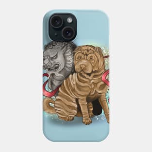 Chinese Zodiac Year of the Dog Sherpei Phone Case