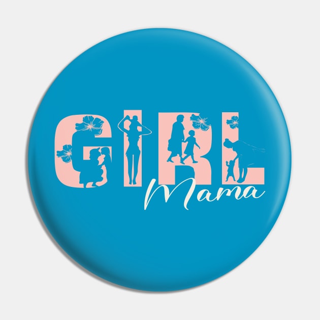 Mama Shirt for Women Girl Mama Pin by Royal7Arts