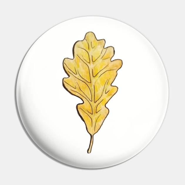 Oak leaf Pin by senkova