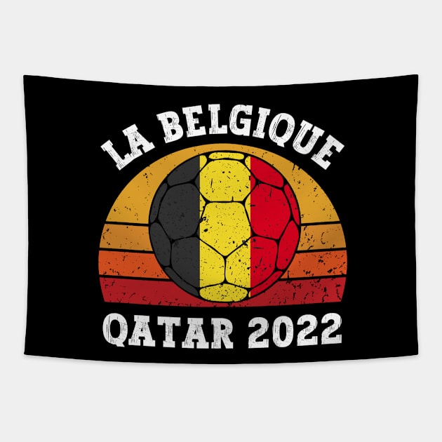 La Belgique World Cup Tapestry by footballomatic